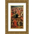 thumbnail image 1 of Bosch, Hieronymus 19x32 Gold Ornate Wood Framed with Double Matting Museum Art Print Titled - Museumist Carrying The Cross III, 1 of 4