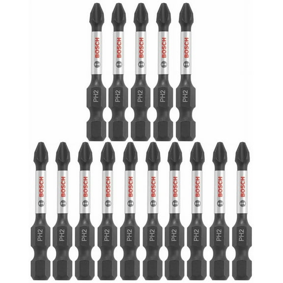 Bosch ITPH2215 Impact Tough Phillips #2 Power Bit 2-inch 15 pk.