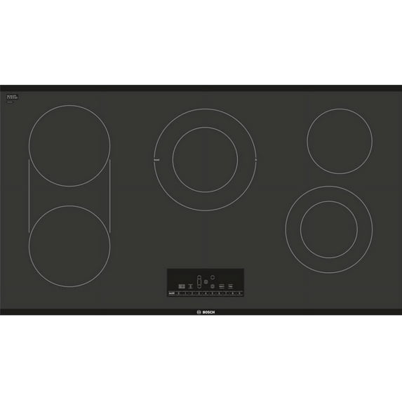 Bosch NET8668UC 36 inch Black Built-In Electric Cooktop
