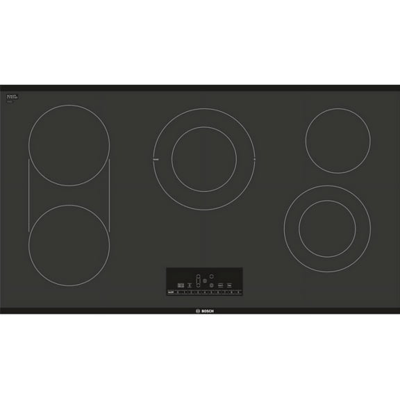 Bosch NET8668UC 36 inch Black Built-In Electric Cooktop