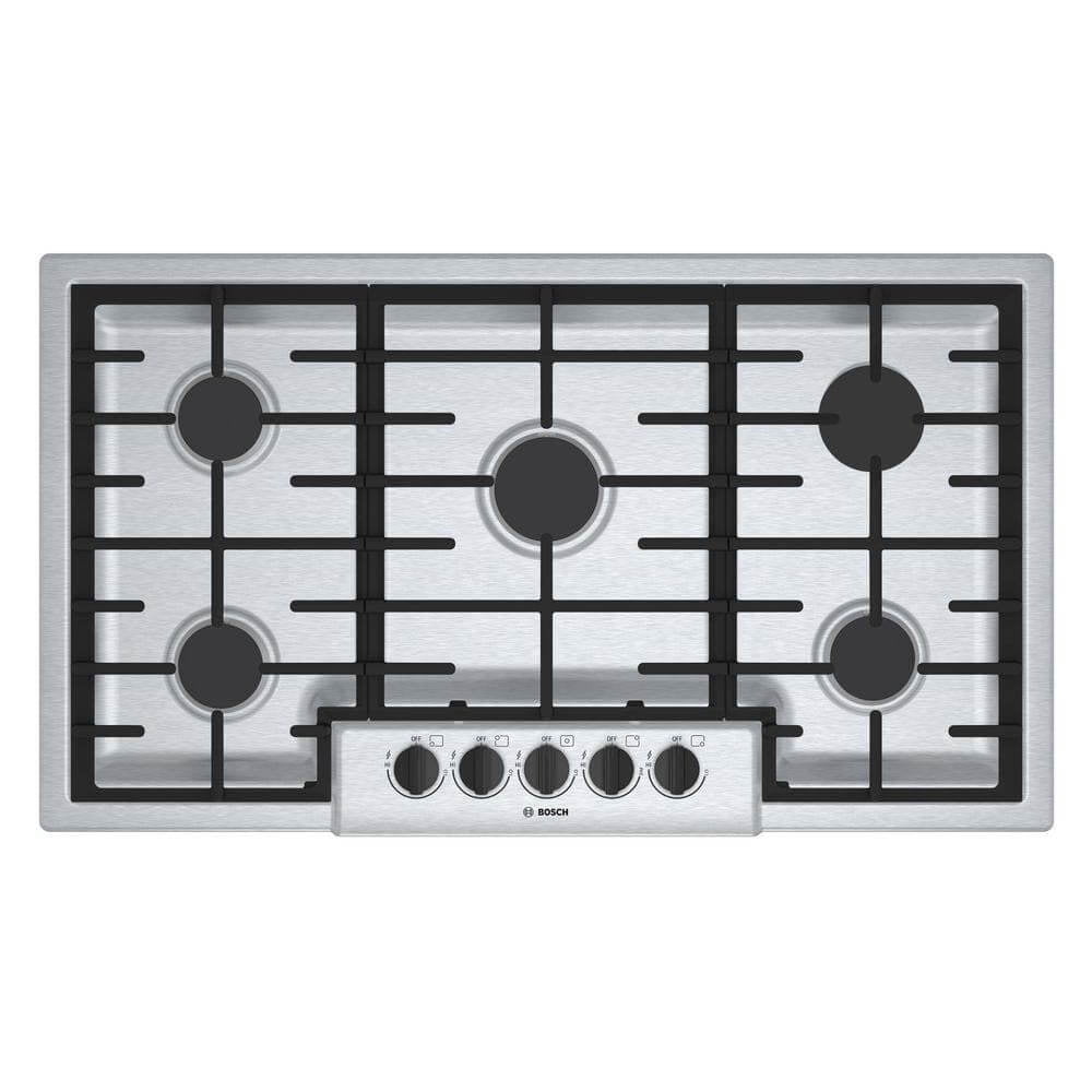 Bosch NGM5656UC 500 Series Gas Cooktop 36 inch Stainless steel