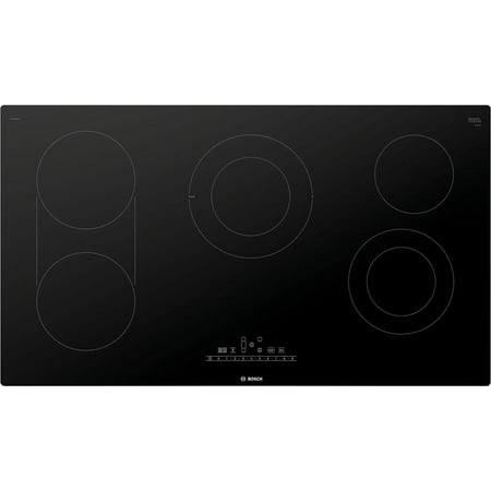 Bosch - 800 Series 36" Built-In Electric Cooktop with 5 elements - Black