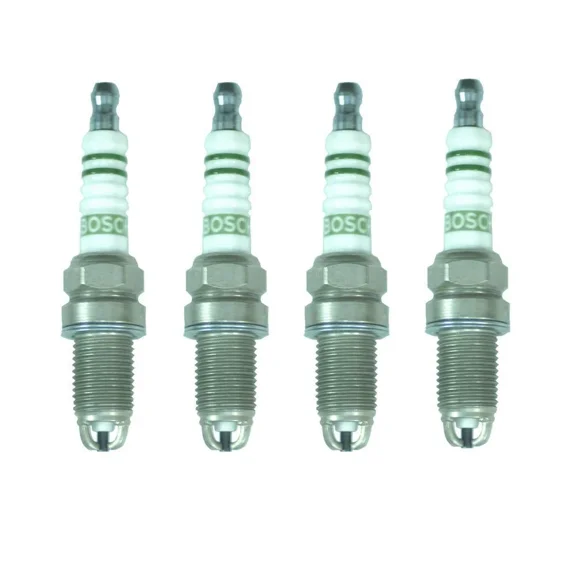 Bosch Nickel Set of 4 Pregapped Spark Plugs For VW Golf Jetta 87-89 1.8l L4