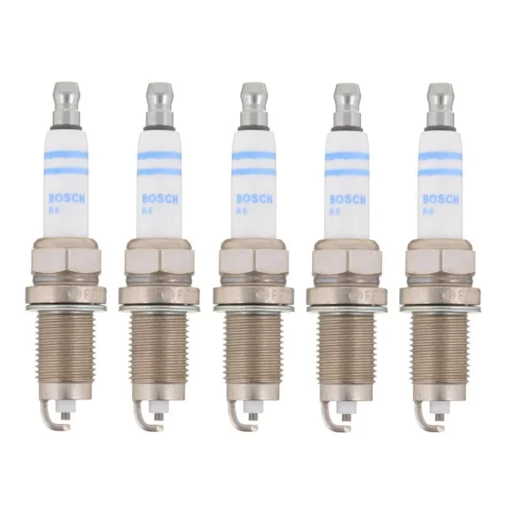 Bosch Nickel Set of 5 Pregapped Spark Plugs For VW Golf Rabbit 2.5L L5