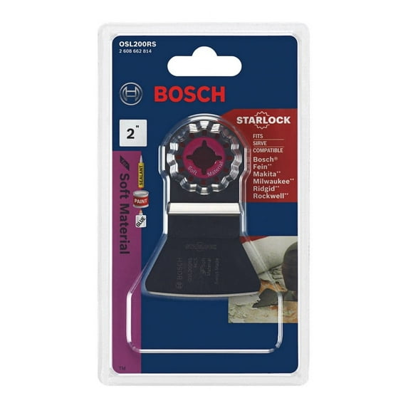 Bosch OSL200RS 2 in. Starlock High-Carbon Steel Rigid Scraper Blade