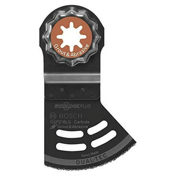 Bosch-OSP218LG 2-1/8 In. StarlockPlus Oscillating Multi-Tool 2-in-1 Dual-Tec Grout and Abrasive Blade