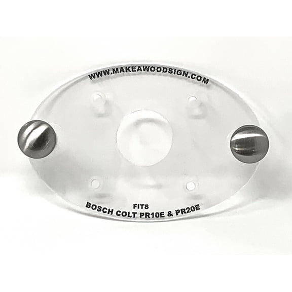 Bosch PR20E 1.0 HP Palm Router Acrylic Base Plate