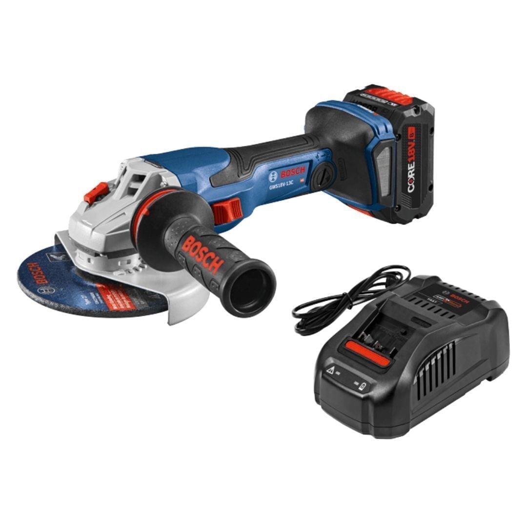 Bosch PROFACTOR 18V Connected-Ready 5 to 6-Inch Angle Grinder Kit with Electronic Clutch Control