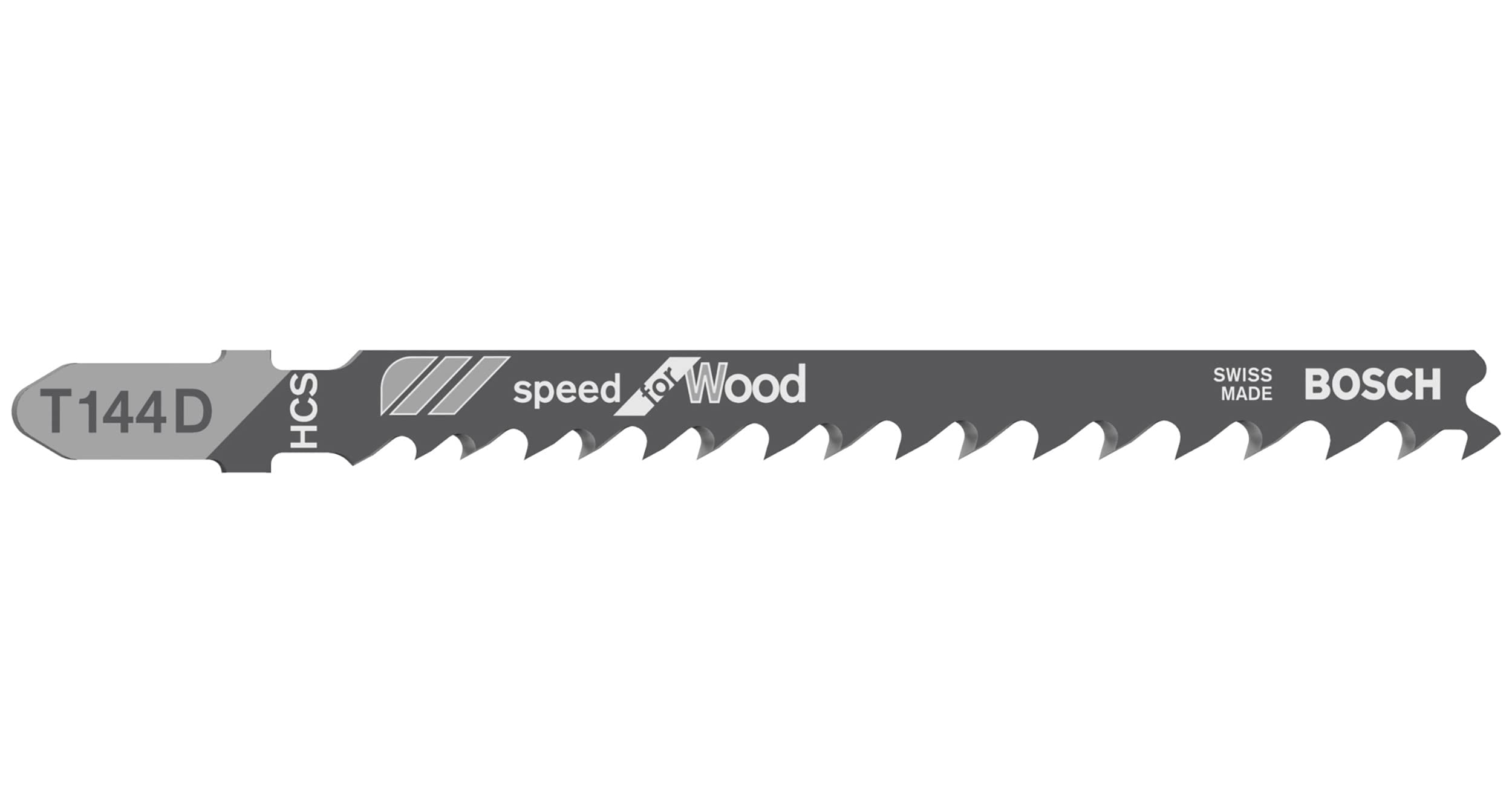 Bosch Professional 5 x Jigsaw blade T 144 D Speed for Wood (for softwood, straight cut, accesso
