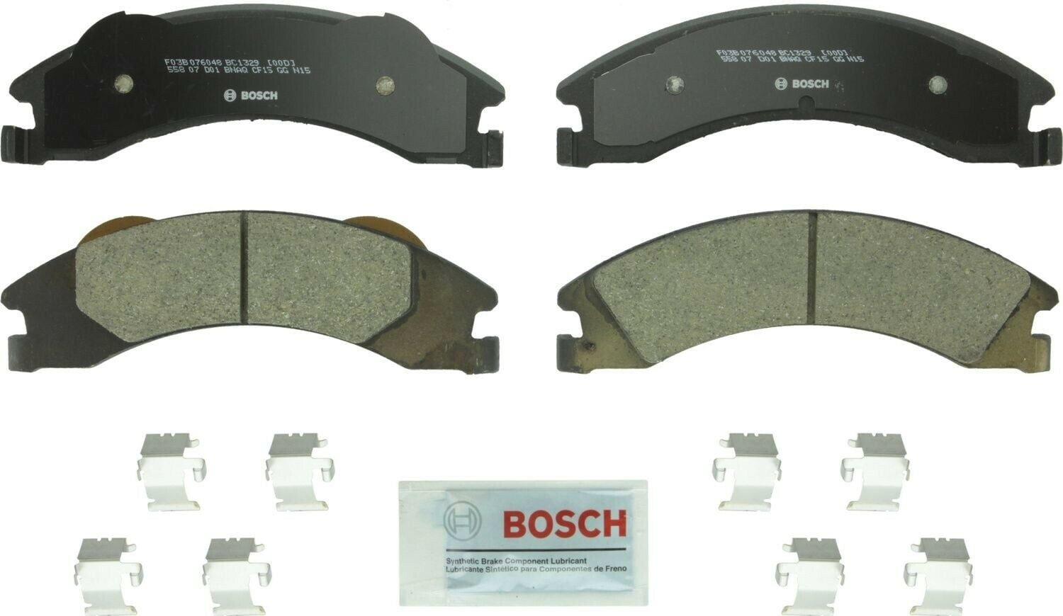 Bosch Quiet Cast Ceramic w/Hardware Brake Pad Set Fits select: 2008-2017 FORD ECONOLINE