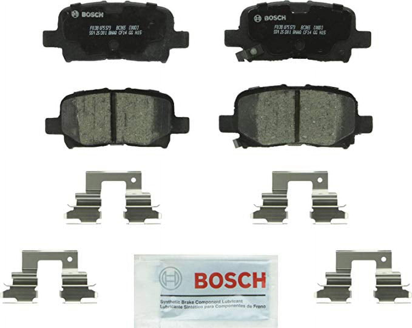 Bosch Quiet Cast Ceramic w/Hardware Brake Pad Set, and Shims Fits