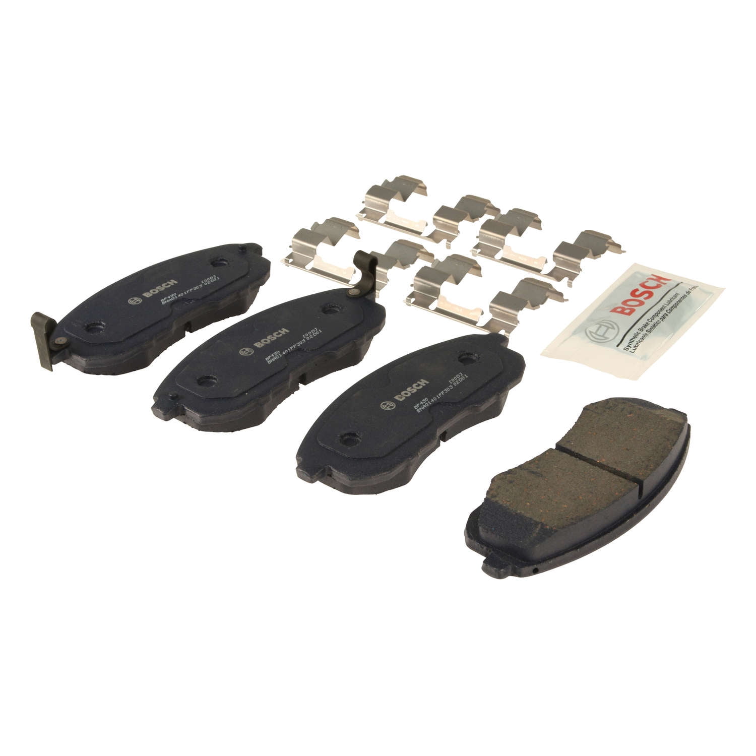 Bosch Quiet Cast Premium w/Hardware Brake Pad Set, and Shims Fits