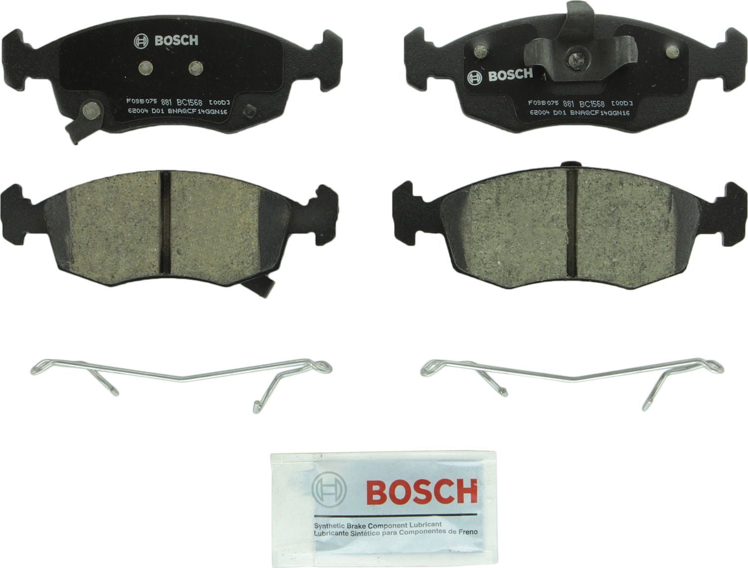 Bosch BC1568 QuietCast Brake Pad Ceramic Brake Pads