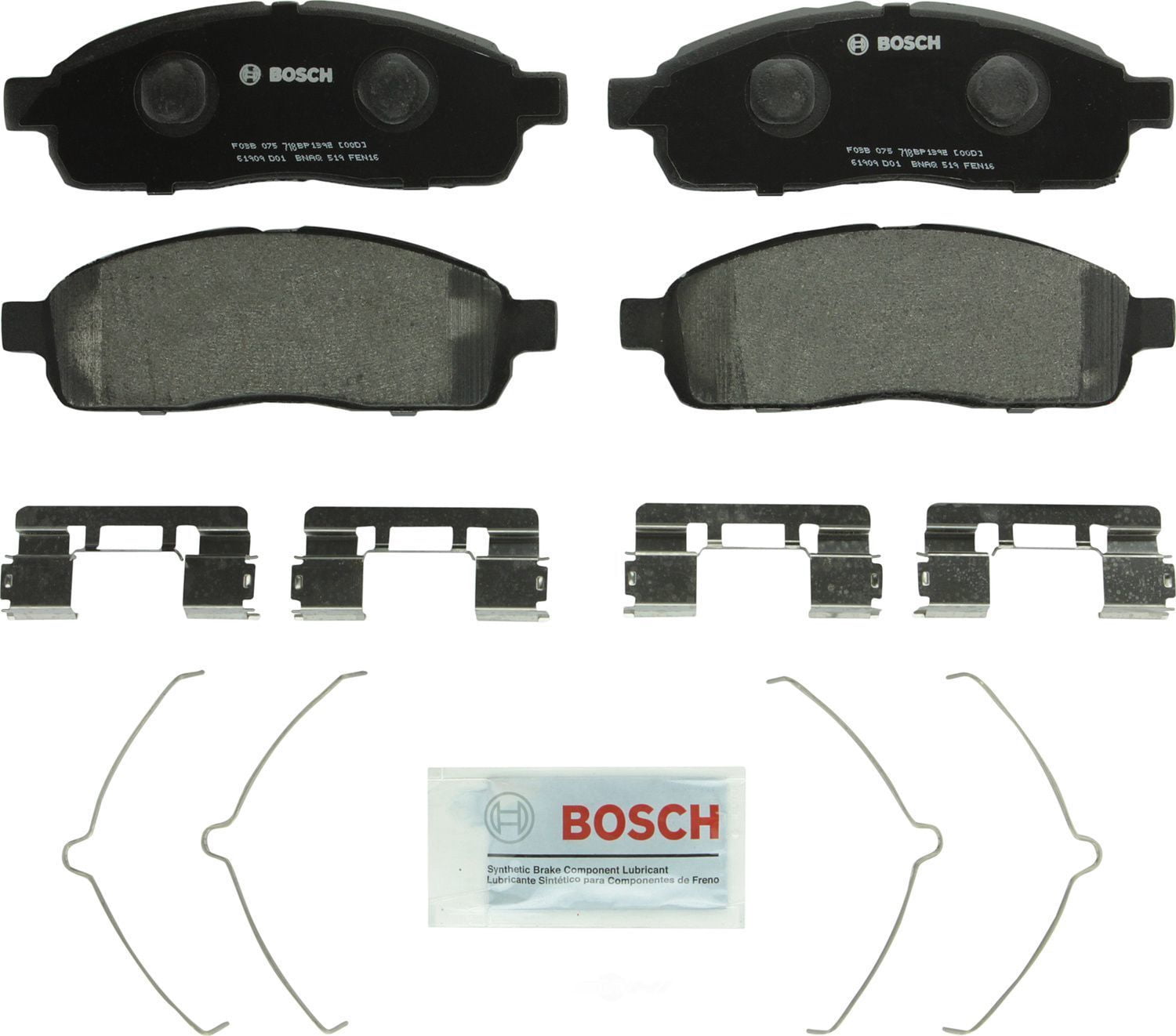 Bosch BP1392 QuietCast Semi-Metallic Brake Pads