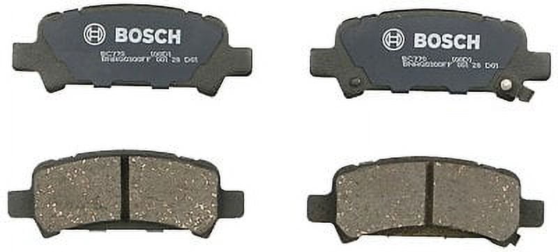 Bosch QuietCast Ceramic Brake Pad Set, w/ Shims Fits select: 1998-2003 SUBARU FORESTER, 2000-2009 SUBARU LEGACY
