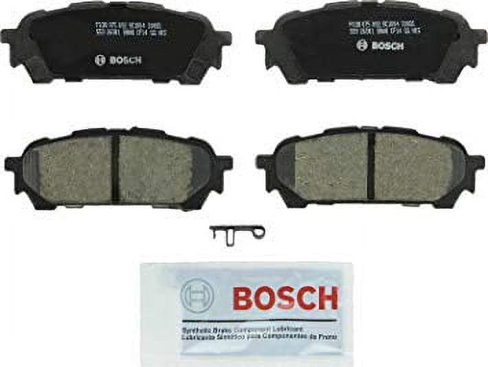Bosch QuietCast Ceramic Brake Pad Set, w/ Shims Fits select: 2004-2008 SUBARU FORESTER, 2006-2007 SUBARU IMPREZA 2.5I