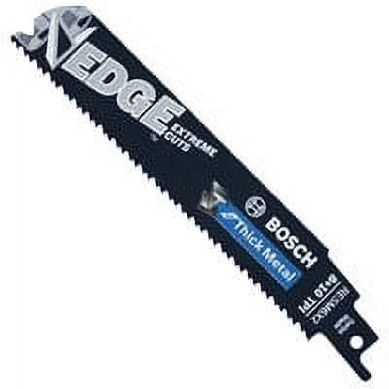Bosch RESM6X2-25B Reciprocating Saw Blade, 8/10 TPI, Bi-Metal 25 Pack