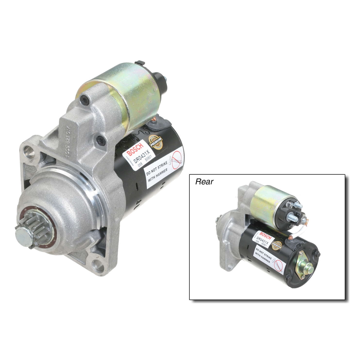 Remanufactured Bosch Starter Fits select: 1997-2004 PORSCHE BOXSTER