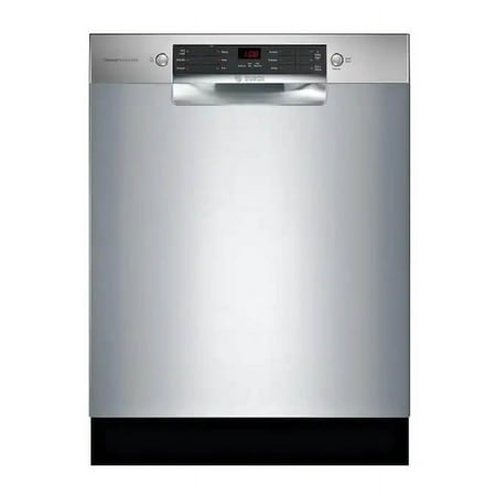 Bosch - 800 Series 24" ADA Front Control Built-In Dishwasher with 3rd Rack, HomeConnect, 42 dBA - Silver