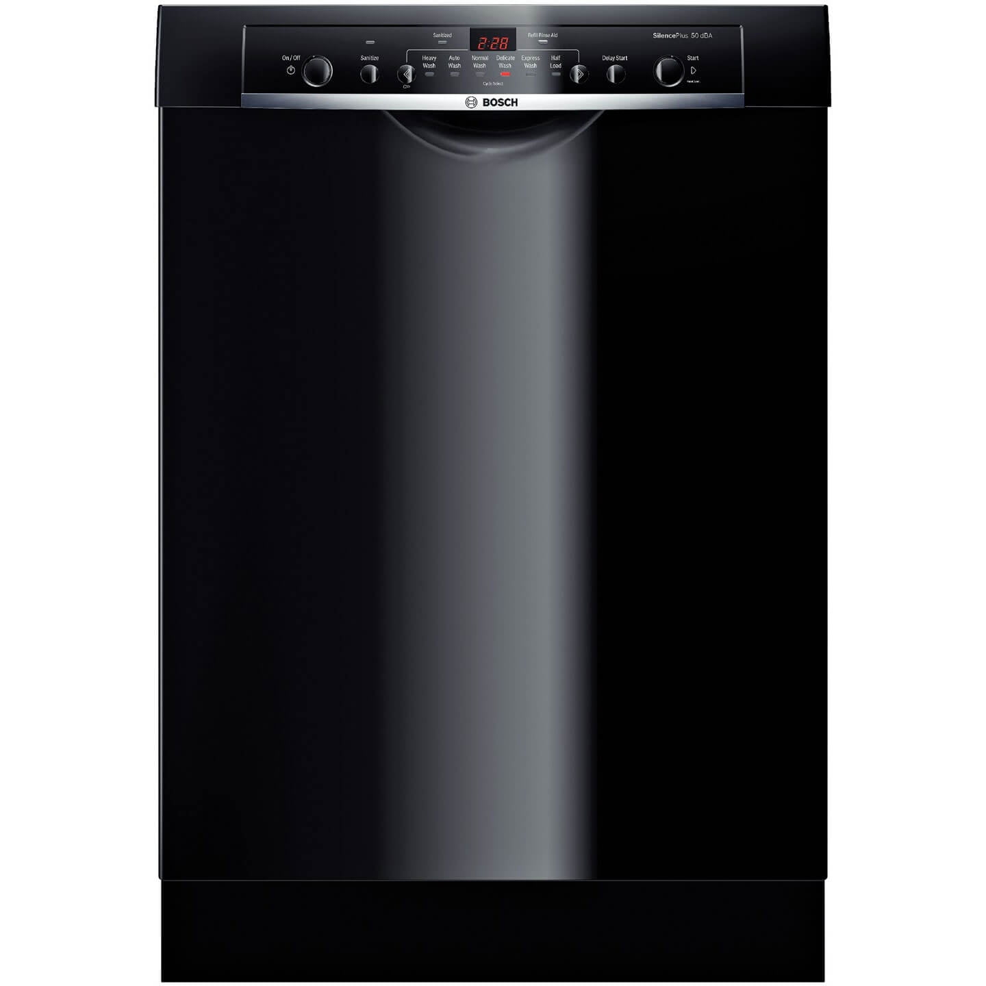 Bosch SHE3AR76UC Ascenta Black Recessed Handle Dishwasher