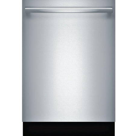 Bosch - 300 Series 24" Bar Handle Dishwasher with Stainless Steel Tub - Stainless Steel