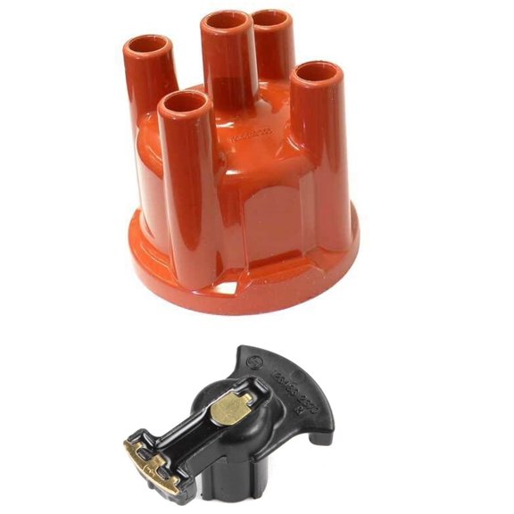 Bosch Set of Distributor Cap and Rotor For Saab 900 9000