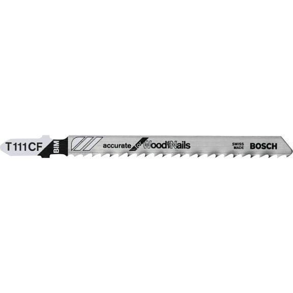 Bosch T-Shank Bi-Metal Jig Saw Blade - Single Pack