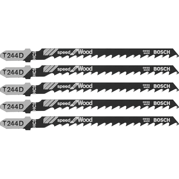 Bosch T-Shank HCS Jig Saw Blade - Pack of 12
