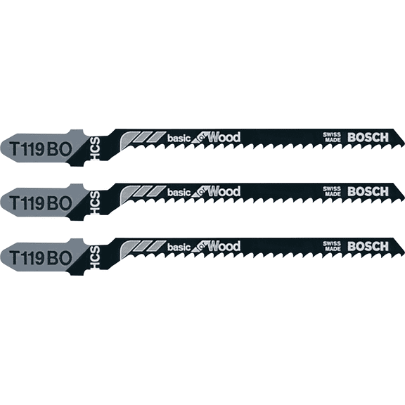 Bosch T-Shank HCS Jig Saw Blade - Single Pack