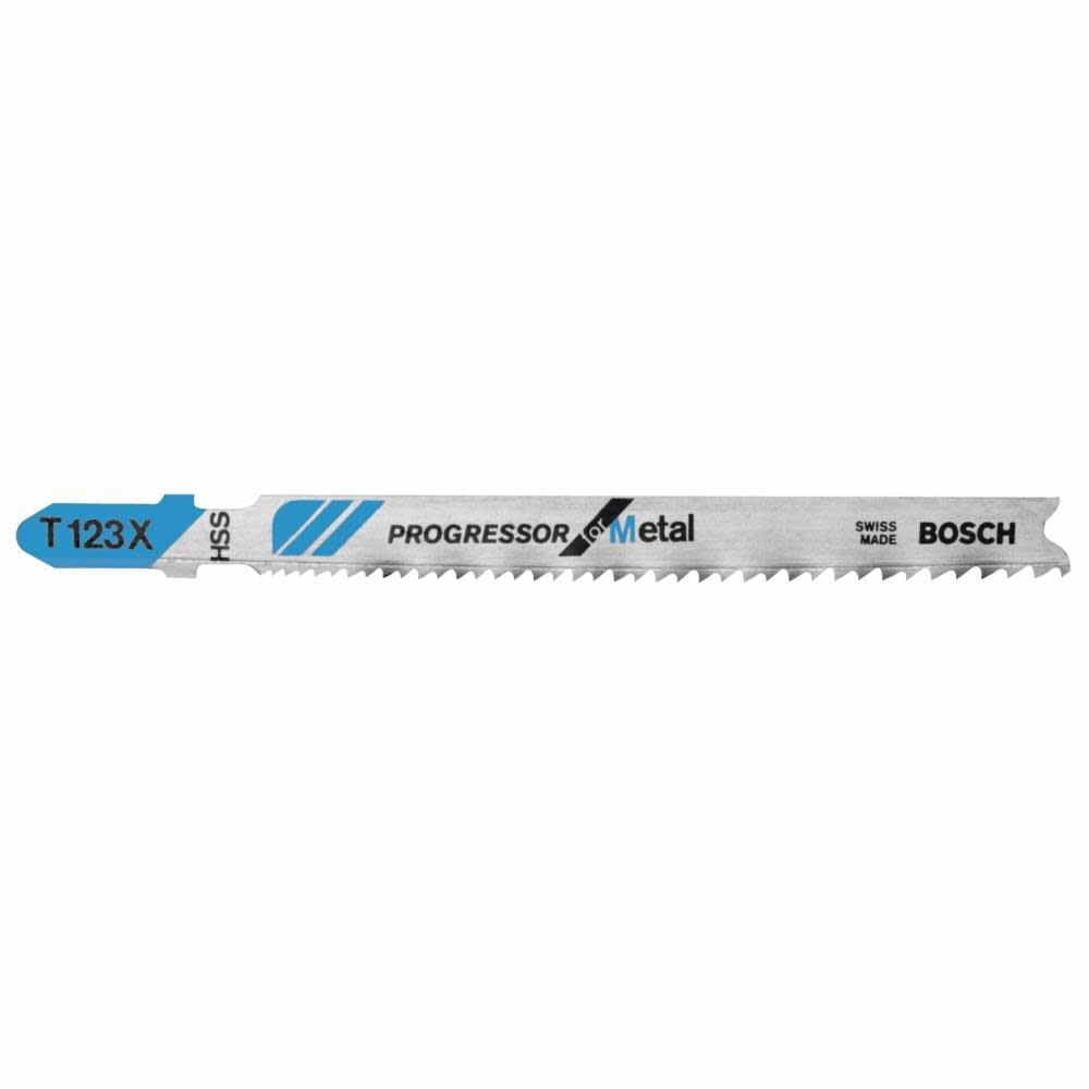 Bosch T123X3 Jig Saw Blade Steel Metallic
