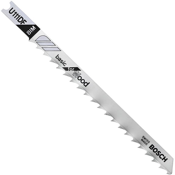 Bosch Tool Corporation Universal Jig Saw Blades, 4 in, 6 TPI - 5 CD (114-U111DF)