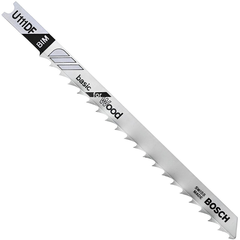 Bosch Tool Corporation Universal Jig Saw Blades, 4 in, 6 TPI - 5 CD (114-U111DF)