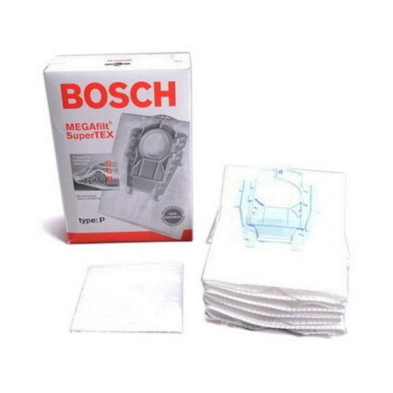 Bosch Type P 8000 Series, Premium Canister Vacuum Cleaner Paper Bags 5pk # 462586