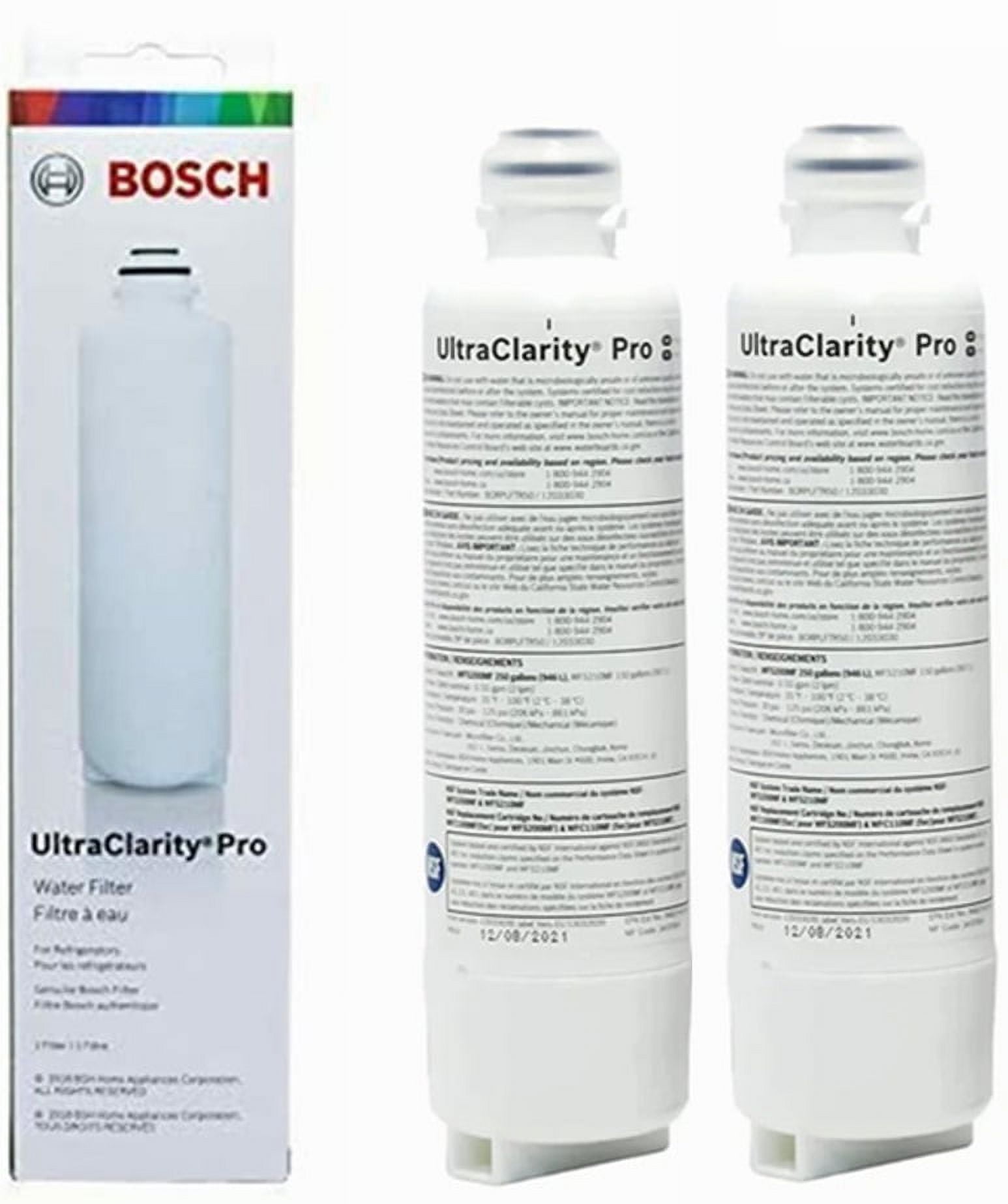 Bosch UltraClarity Pro Water Filter, BORPLFTR55, RA450022, REPLFLTR55