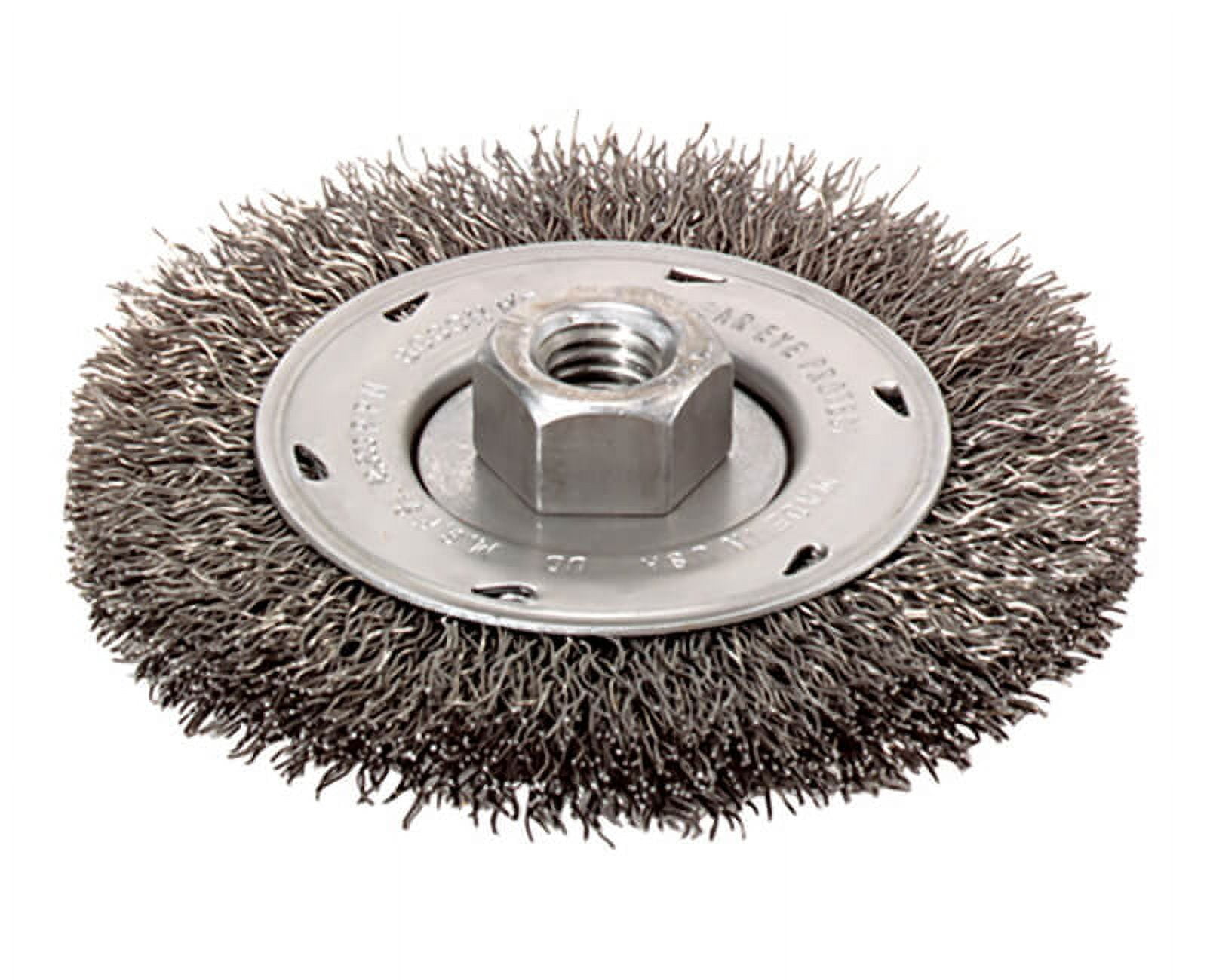 4 Full Cable Knotted Wire Wheel Carbon Steel