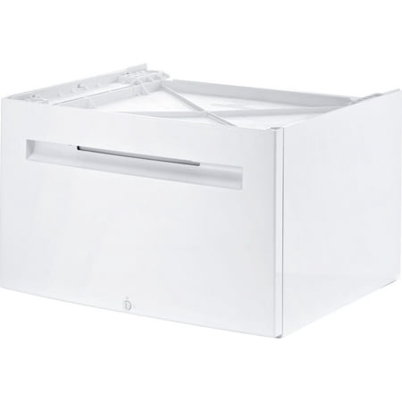 Bosch - White Laundry Pedestal with Storage Drawer for Washer - White