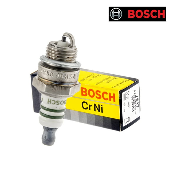 Bosch spark plug fits many chainsaws and cut off saws