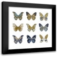 thumbnail image 1 of Bosco, Julia 20x20 Black Modern Framed Museum Art Print Titled - Butterfly Study I, 1 of 5