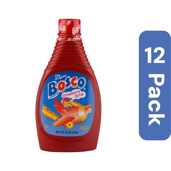 Bosco Strawberry Syrup 22 oz (Pack Of 12)