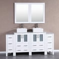 thumbnail image 1 of Bosconi Double Bathroom Vanity with Marble Countertop, 1 of 6