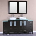 thumbnail image 1 of 84" Bosconi AB230BWLCWG2S Double Vanity-Color:Espresso,Finish:Brushed Nickel, 1 of 11