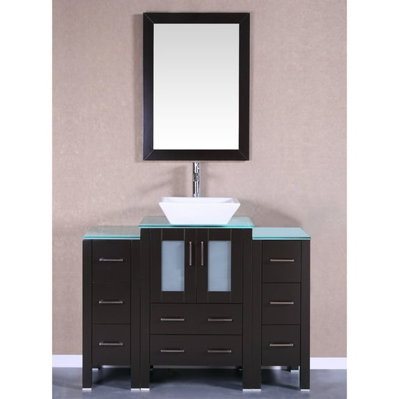 Bosconi Freestanding Single Bathroom Vanity