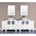 thumbnail image 1 of 72" Bosconi AW230SQCM1S Double Vanity-Color:White,Finish:Brushed Nickel, 1 of 6