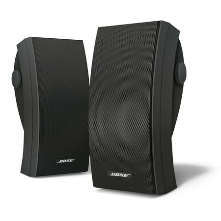 Bose - 251 Wall Mount Outdoor Environmental Speakers - Pair - Black