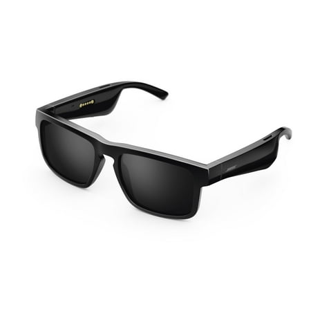 Bose - Frames Tenor — Rectangular Bluetooth Audio Sunglasses - Black