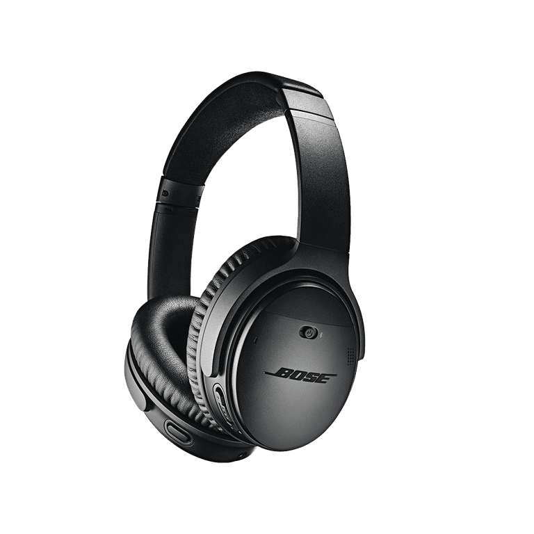 Kunde stavelse passager Bose QuietComfort 35 Noise Cancelling Bluetooth Over-Ear Wireless Headphones,  Black - Walmart.com