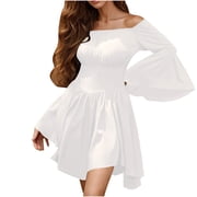 Off Shoulder Short Dresses