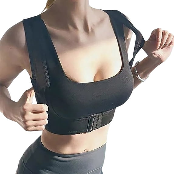 Bosfbaoi Adjustable Back Posture Corrector Belt S for Women, Universal Hunchback Correction Brace Strap, Orthopedic Support for Upper Back Alignment and Posture Improvement