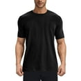 thumbnail image 1 of Bosfbaoi Athletic Mens Dri-Power Short Sleeve Tees,Breathable Comfortable Crew Neck T-Shirts,Moisture Wicking Tops, Sizes S-4x, 1 of 8