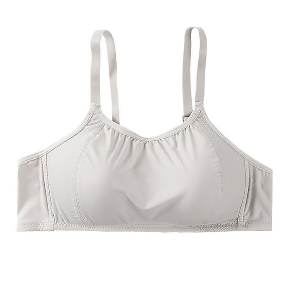 Bosfbaoi Full Coverage Silk Satin Bralette, Wireless with Adjustable ...